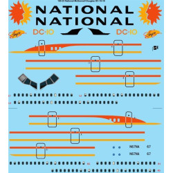 26Decals 100-33 1/100 National McDonnell Douglas DC-10-10 laser decal