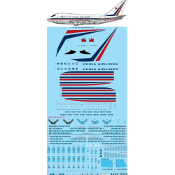 26Decals 144-1044 1/144 China Airlines 747SP-09 laser decal with screen print details - Eastern xpress
