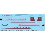 26Decals 144-1123 1/144 Balkan Bulgarian Airlines Ilyushin IL-18 laser decal