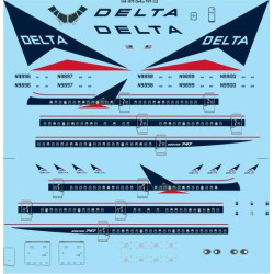 26Decals 144-1175 1/144 Delta 747-132 laser decal