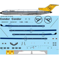 26Decals 144-1192 1/144 Condor Boeing 727-230 laser decal