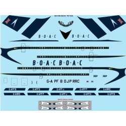 26Decals 144-1196 1/144 BOAC Delivery 707-436 laser decal