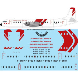 26Decals 144-1206 1/144 EAS Europe Aero Service Vickers Vanguard Laser decal