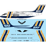 26Decals 144-1207 1/144 BAF British Air Ferries BAe 146-100 (Farnborough 82) laser decal