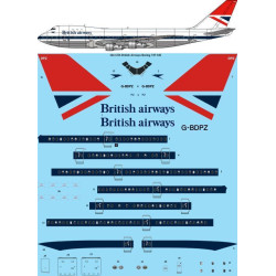 26Decals 144-1236 1/144 British Airways 747-148 laser decal