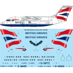 26Decals 144-1265 1/144 British Airways BAe 146-200 laser decal