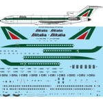 26Decals 144-1289 1/144 Alitalia Boeing 727-243/Adv laser decal - for CRM kit