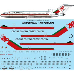 26Decals 144-1290 1/144 TAP Air Portugal Boeing 727-282/Adv laser decal - for CRM kit