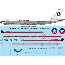 26Decals 144-1299 1/144 Lan Chile Boeing 707-385C laser decal