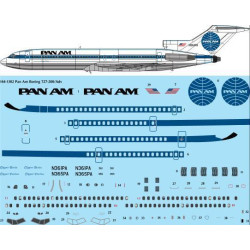 26Decals 144-1302 1/144 Pan Am Boeing 727-200/Adv - for CRM kit