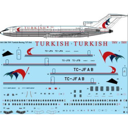 26Decals 144-1306 1/144 THY Turkish Experimental Boeing 727-264 laser decal for CRM kit