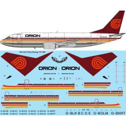 26Decals 144-1323 1/144 Orion Airways Boeing 737-300 laser decal - for Skyline Models kit