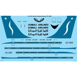 26Decals 144-162 1/144 Somali Airlines 707-330B laser decal - for Minicraft kit