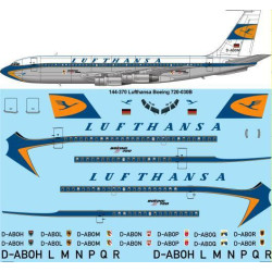26Decals 144-370 1/144 Lufthansa Boeing 720B laser decal