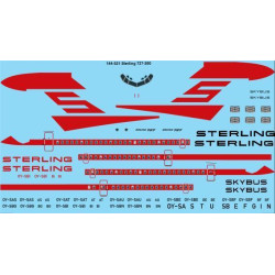 26Decals 144-521 1/144 Sterling Airways Boeing 727-200 laser decal