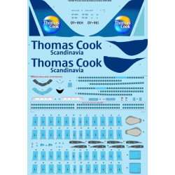 26Decals 144-564 1/144 Thomas Cook Scandinavia Airbus A330-343X laser decal with screen print details - Revell