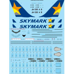 26Decals 144-650 1/144 Skymark Airbus A330-343 laser decal with screen print details - Revell