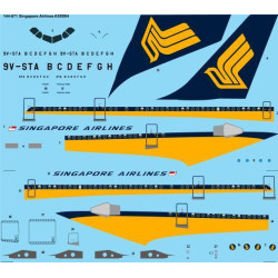 26Decals 144-671 1/144 Singapore Airlines A300B4 laser decal