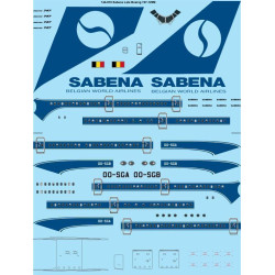 26Decals 144-910 1/144 Sabena (late) Boeing 747-129M Laser decal