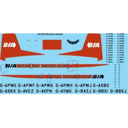 26Decals 144-922 1/144 BIA British Island Airways Handley Page Herald Laser decal