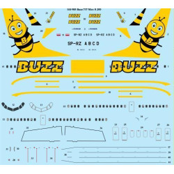 26Decals 144-985 1/144 Buzz 737 Max 8 200 laser decal