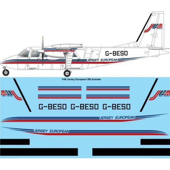 26Decals 48-18 1/48 Jersey European Airways BN Islander - for Valom kit