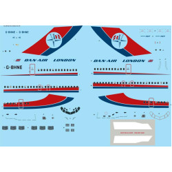 26Decals 72-239 1/72 Dan-Air London Boeing 727-200 Laser decal - for Mach 2 1/72 kit