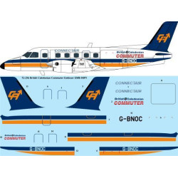 26Decals 72-256 1/72 British Caledonian Commuter Embraer EMB-110P1 laser decal - for A-Model kit