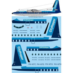 26Decals 72-42 1/72 NLM CityHopper Fokker F-27 Friendship laser decal - Airfix