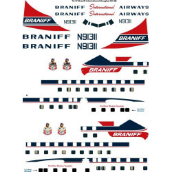26Decals 72-47 1/72 Braniff International Douglas DC-6B Laser decal