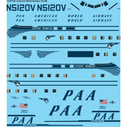 26Decals 72-50 1/72 Pan American World Airways Douglas DC-6B laser decal 1/72