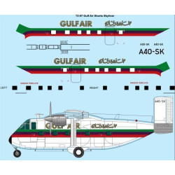 26Decals 72-97 1/72 Gulf Air Shorts Skyvan Skyliner laser decal