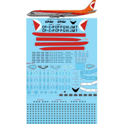 26Decals STS44248 1/144 CP Air DC-8-43,51,53,55CF Screen printed decal