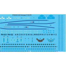 26Decals STS44322 1/144 KLM Cityhopper E 190-STD Screen printed decal