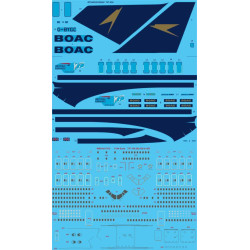 26Decals STS44328 1/144 BOAC 747-436 Screen printed decal