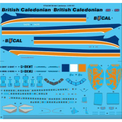 26Decals STS44365 1/144 British Caledonian A310-203 screen printed decal 1/144 scale