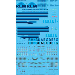 26Decals STS44378 1/144 KLM Delivery 747-206B Screen printed decal