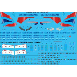 26Decals STS44402 1/144 British Airways A321NEO Screen printed decal