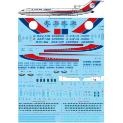 26Decals STS44425 1/144 Dan-Air London Boeing 727-200 Screen printed decal