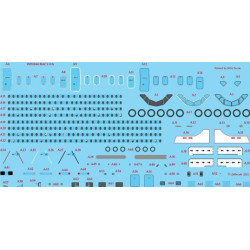 26Decals WIN144-BAC1-11A 1/144 BAC 1-11 detail sheet - Screen printed
