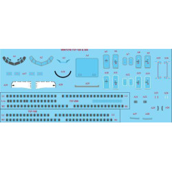 26Decals WIN737B 1/144 Boeing 737-100/200 detail sheet - Screen printed