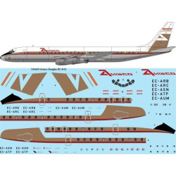 26Decals X14430 1/144 Aviaco delivery Douglas DC-8-52 laser decal - for X-Scale kit