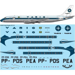 26Decals X14437 1/144 Varig Douglas DC-8-33 laser decal - for X-Scale kit