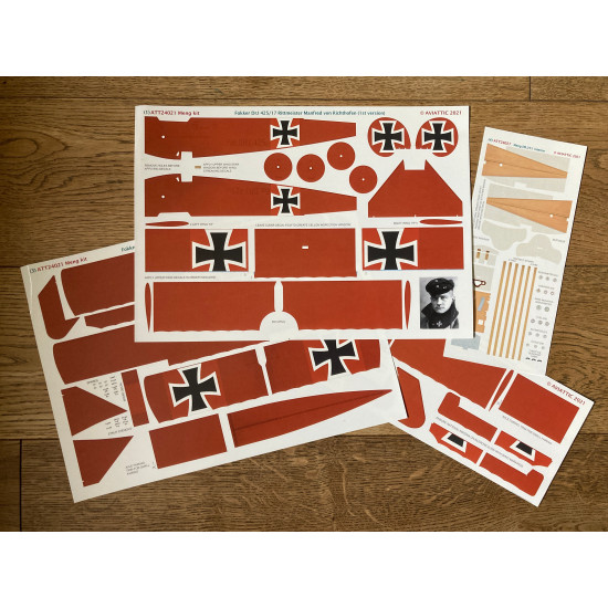 Aviattic ATT24021 1/24 (Meng) Fokker DR.I 425/17 Manfred von Richthofen type 1