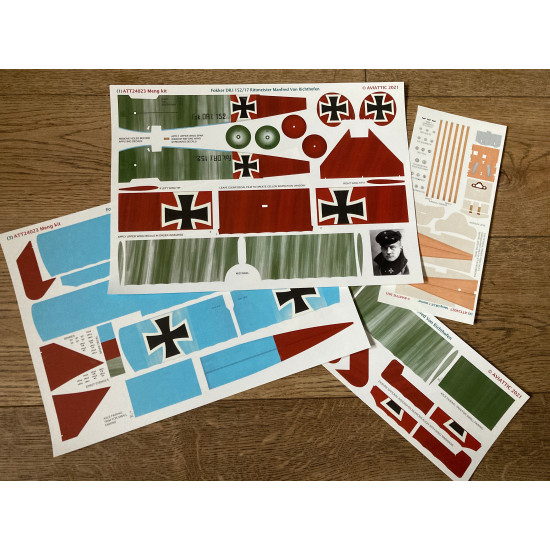 Aviattic ATT24023 1/24 Fokker DR.I 152/17 Rittmeister Manfred von Richthofen