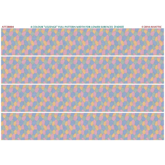 Aviattic ATT28004 1/28 4 colour lozenge full pattern lower surfaces (faded) Aviattic ATT28004 1/28 4 colour lozenge full pattern lower surfaces (faded)
