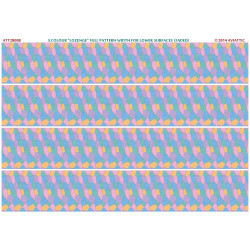 Aviattic ATT28008 1/28 5 colour lozenge full pattern lower surfaces (faded)