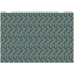 Aviattic ATT32001 1/32 4 color lozenge full pattern upper surfaces brown varnish
