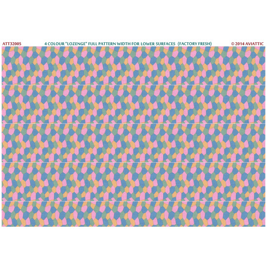 Aviattic ATT32005 1/32 4 colour lozenge full pattern lower surfaces (fresh)