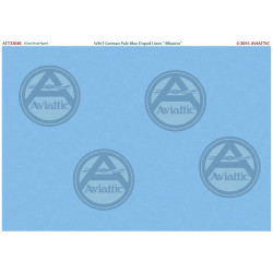 Aviattic ATT32048 1/32 (Clear Decal Paper) WW1 German Pale Blue Doped Linen Albatros